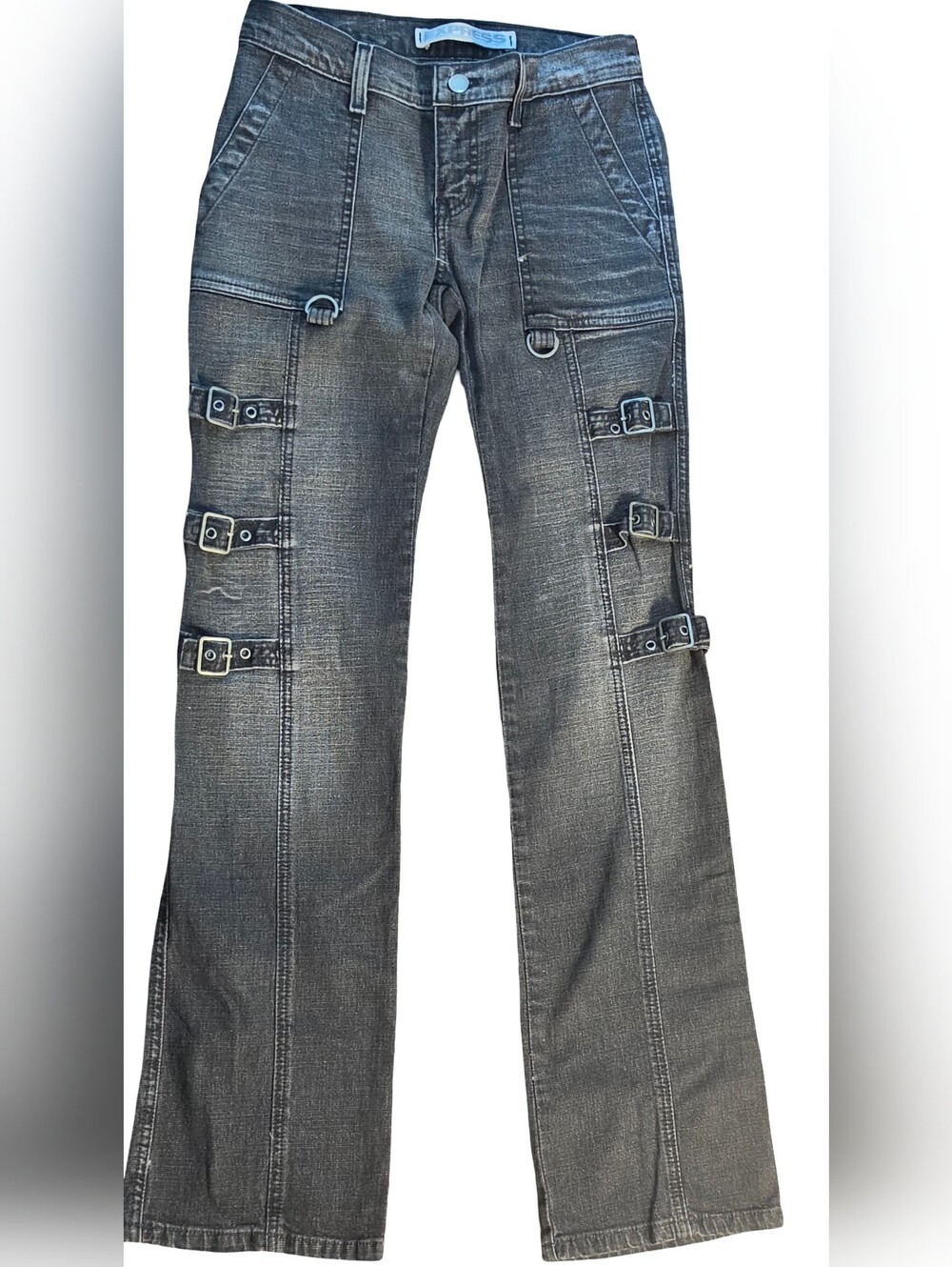 Rare Vaulted 2000s Punk Style Low Rise Jeans Size 2